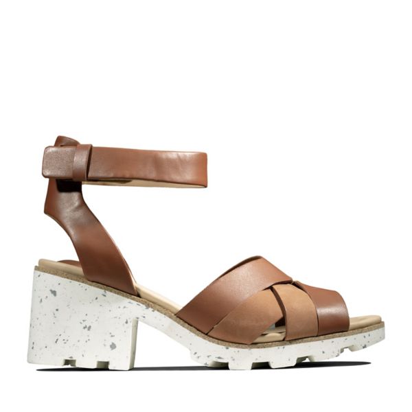 Clarks Womens Rene Daisy Sandals Brown | USA-8632140